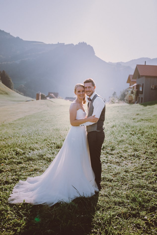 Braut und Bräutigam in Appenzell, Schweiz