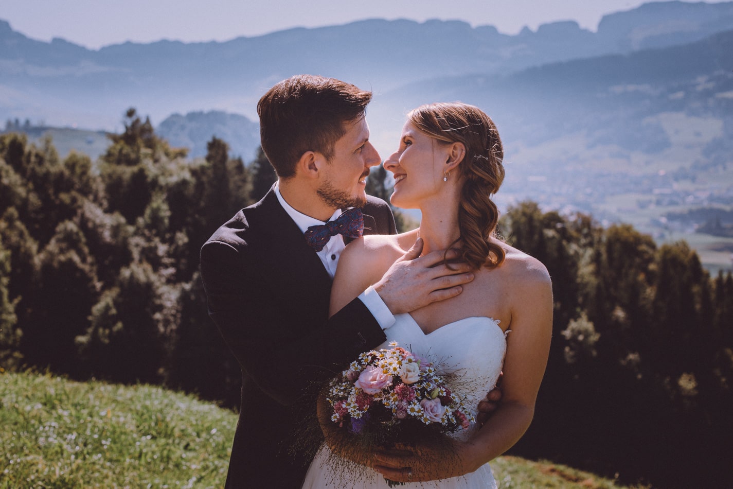 Hochzeitsfotos in Appenzell, Schweiz