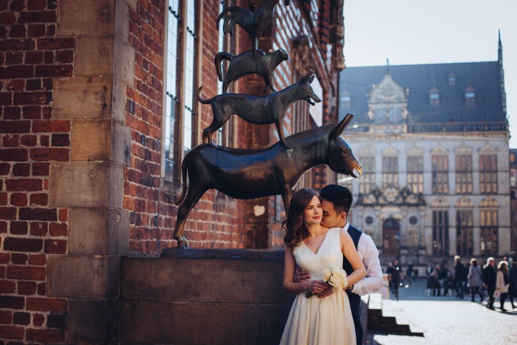 Ausgefallene Hochzeitsfotografie in Bremen