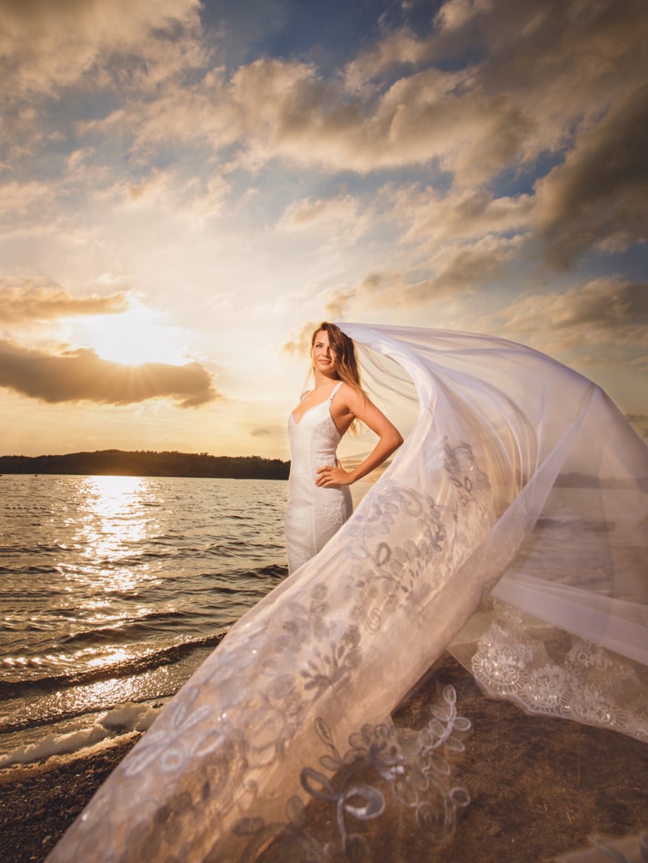 Hochzeitsfotoshooting am Einfelder See in Neumünster