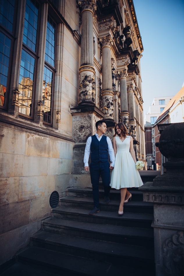 Liebevolle Hochzeitsfotografie mit Klasse in Bremen