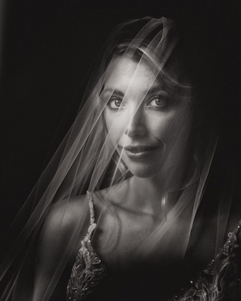 Brautfotografie schwarz weiss bei Alexa Geibel