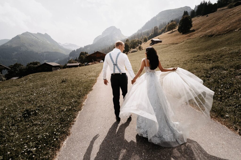 Elopement Hochzeit in Interlaken in der Schweiz